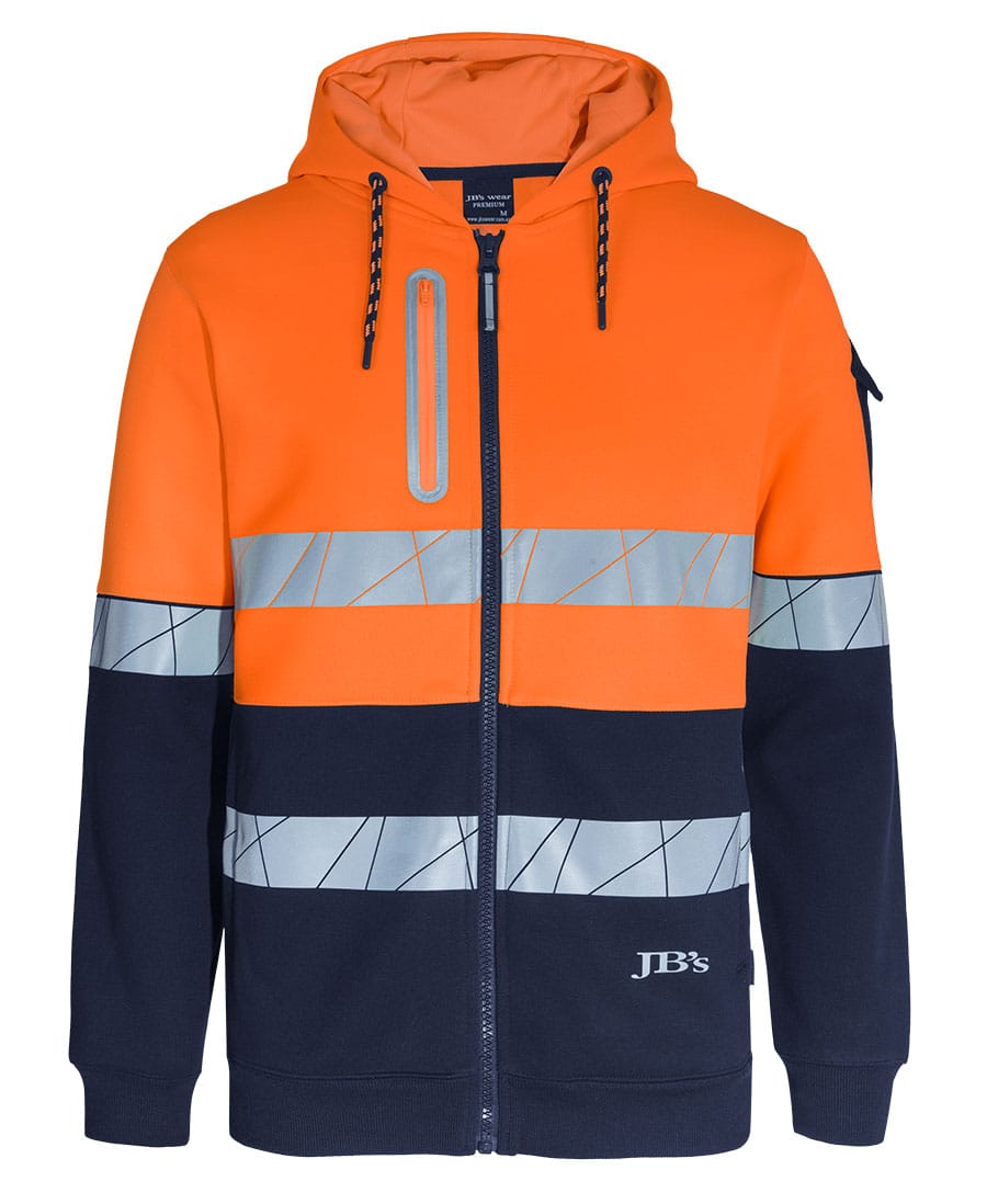 Jb's Heavy-Weight Full Zip Fragmented Tape Hoodies 6DPFZ