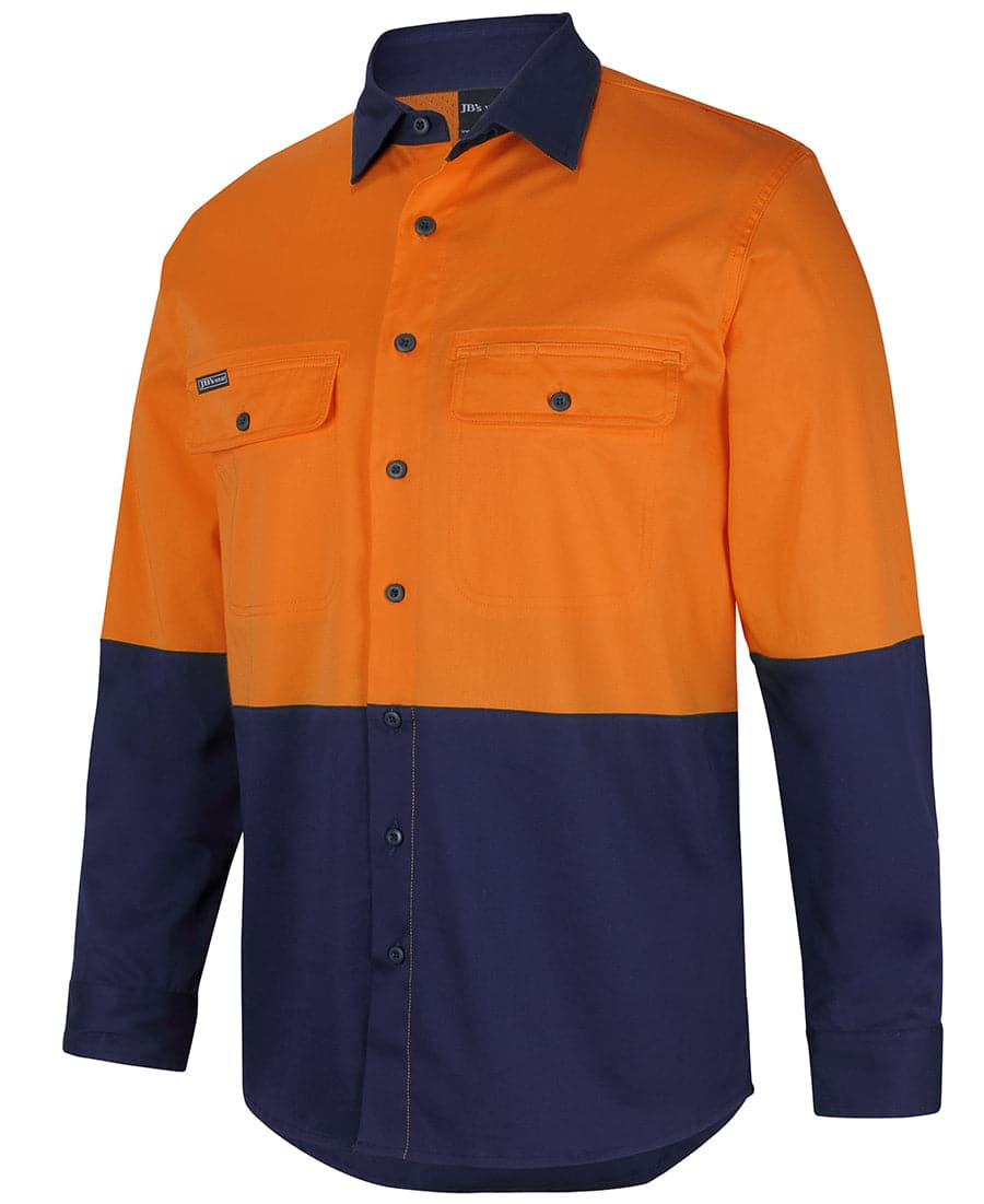 Hi Vis L/s Stretch Work Shirt 6HSWL