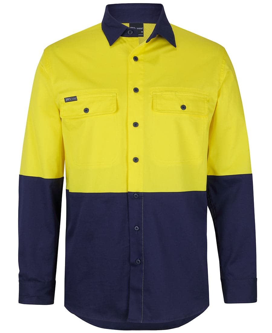 Hi Vis L/s Stretch Work Shirt 6HSWL