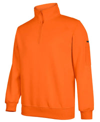 JB'S Hi-Vis 1/2 Zip Fleecy Sweatshirt 6HVFH