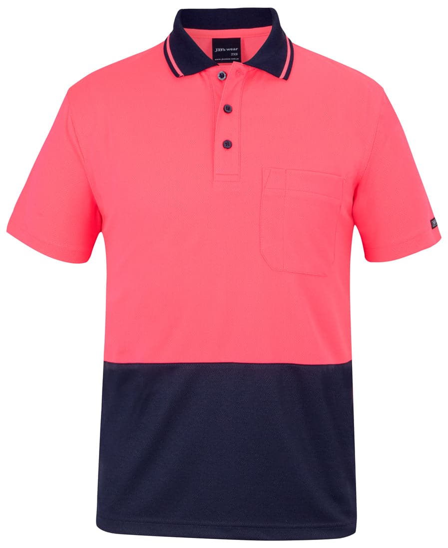 JB'S Adults Hi-Vis Traditional Polo 6HVNC