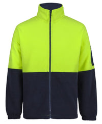 JB'S Hi-Vis Full Zip Polar Fleece 6HVPE
