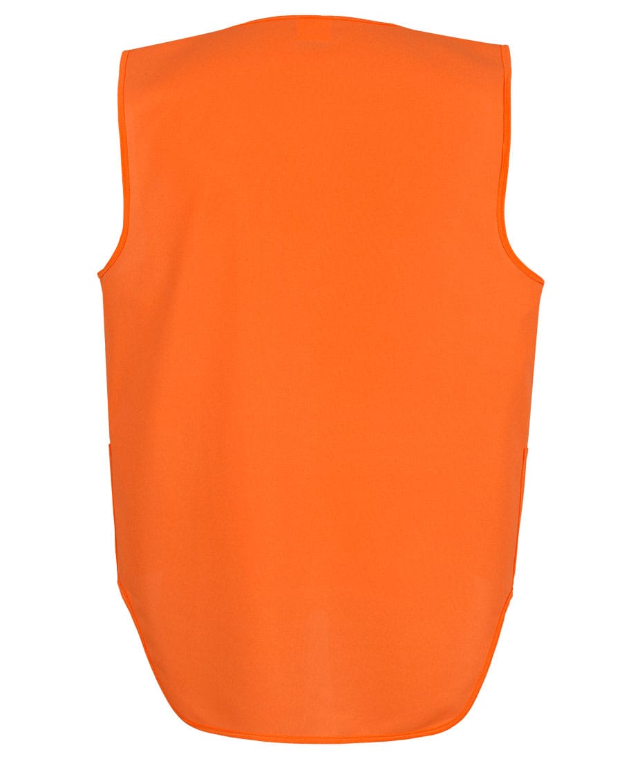 JB'S Hi-Vis Zip Drop Tail Safety Vest 6HVSW
