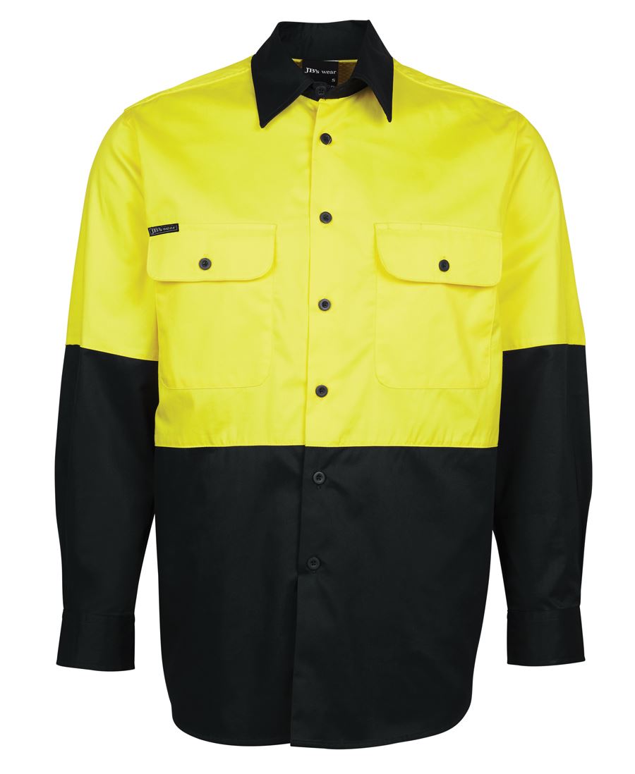 JB'S Hi-Vis Long Sleeve Shirt 6HWSL