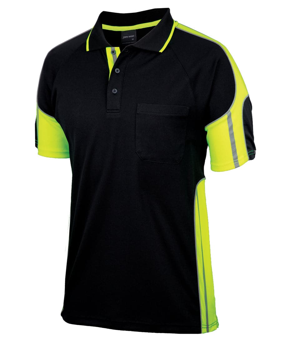 JB's Hi-Vis Short Sleeve Street Panel Polo 6SPPS