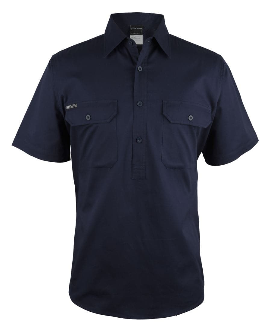 Jb's Close Front Short Sleeve Work Shirt 6WKCF