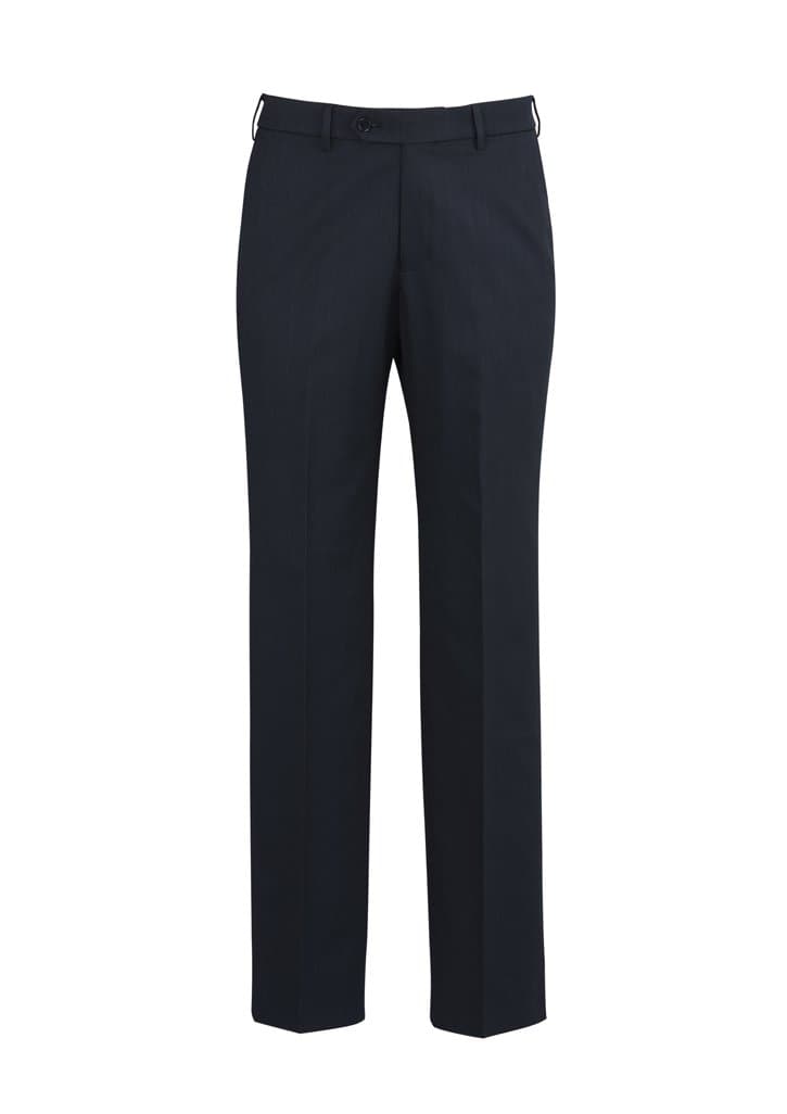 Biz Corporates Mens Flat Front Pant 70112S - Flash Uniforms 