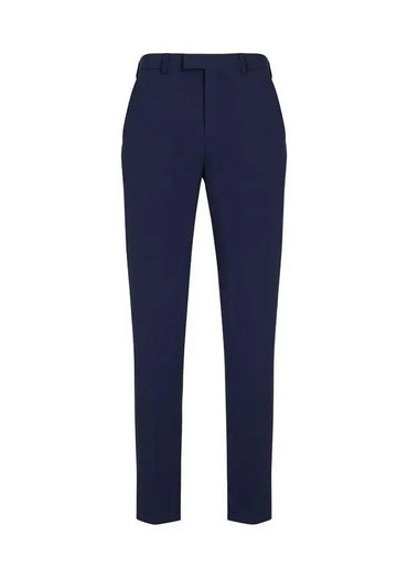 Biz Corporates Mens Slim Fit Flat Front Pant 70716R - Flash Uniforms 