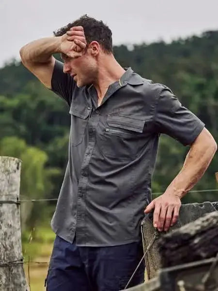 Bisley X Airflow Stretch Ripstop Work Shirt BS1490 Metro Workwear.