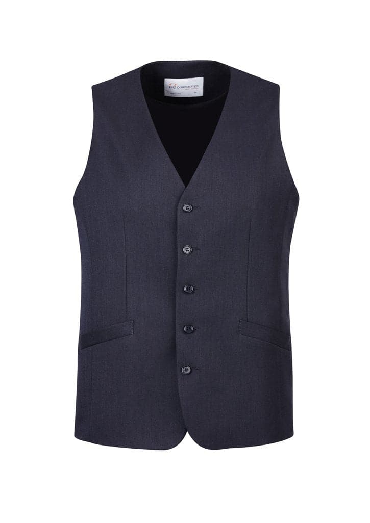 Biz Corporates Mens Longline Vest 90112 - Flash Uniforms 