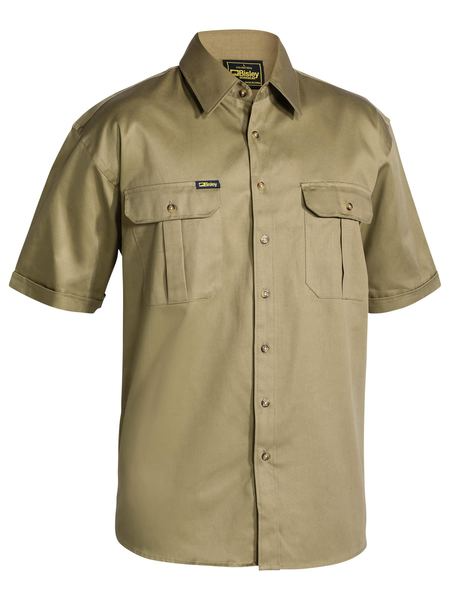 Bisley Workwear Original Cotton Drill Short Sleeve Shirt BS1433