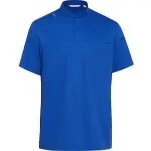 Next-Gen Antibacterial Doherty Mandarin Collar Scrub Top CATRFN - Simply Scrubs Australia