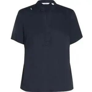 Next-gen Antibacterial Active Blackburn Mandarin Collar Scrub Top CATUMM