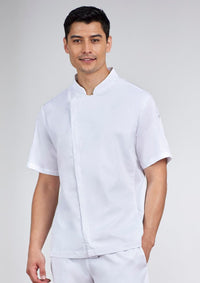 Biz Collection Men's Alfresco Short Sleeve Chef Jacket CH330MS