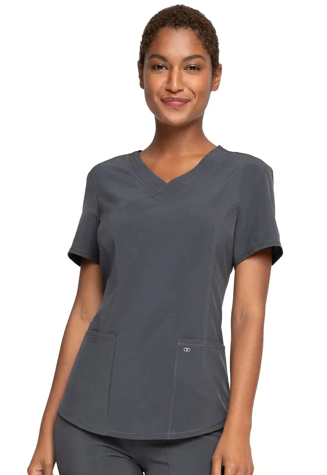 Cherokee Allura Women's Mock Wrap Scrub Top CKA688  Simply Scrubs Australia