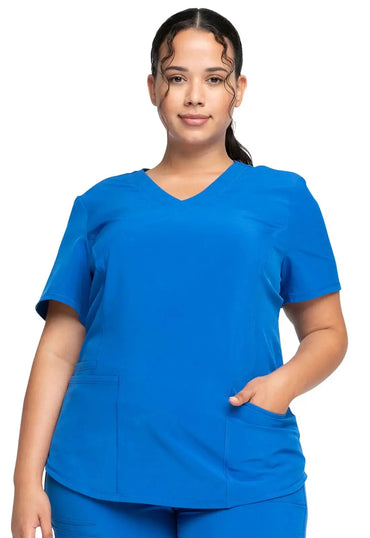 Cherokee Allura Women's Mock Wrap Scrub Top CKA688  Simply Scrubs Australia