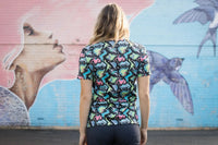 Softies Women's Dino Party Slim Fit Fun Scrub Top DPOT01  Simply Scrubs Australia