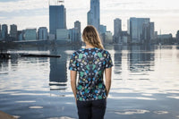 Softies Women's Beach Life Slim Fit Fun Scrub Top BLOT01  Simply Scrubs Australia