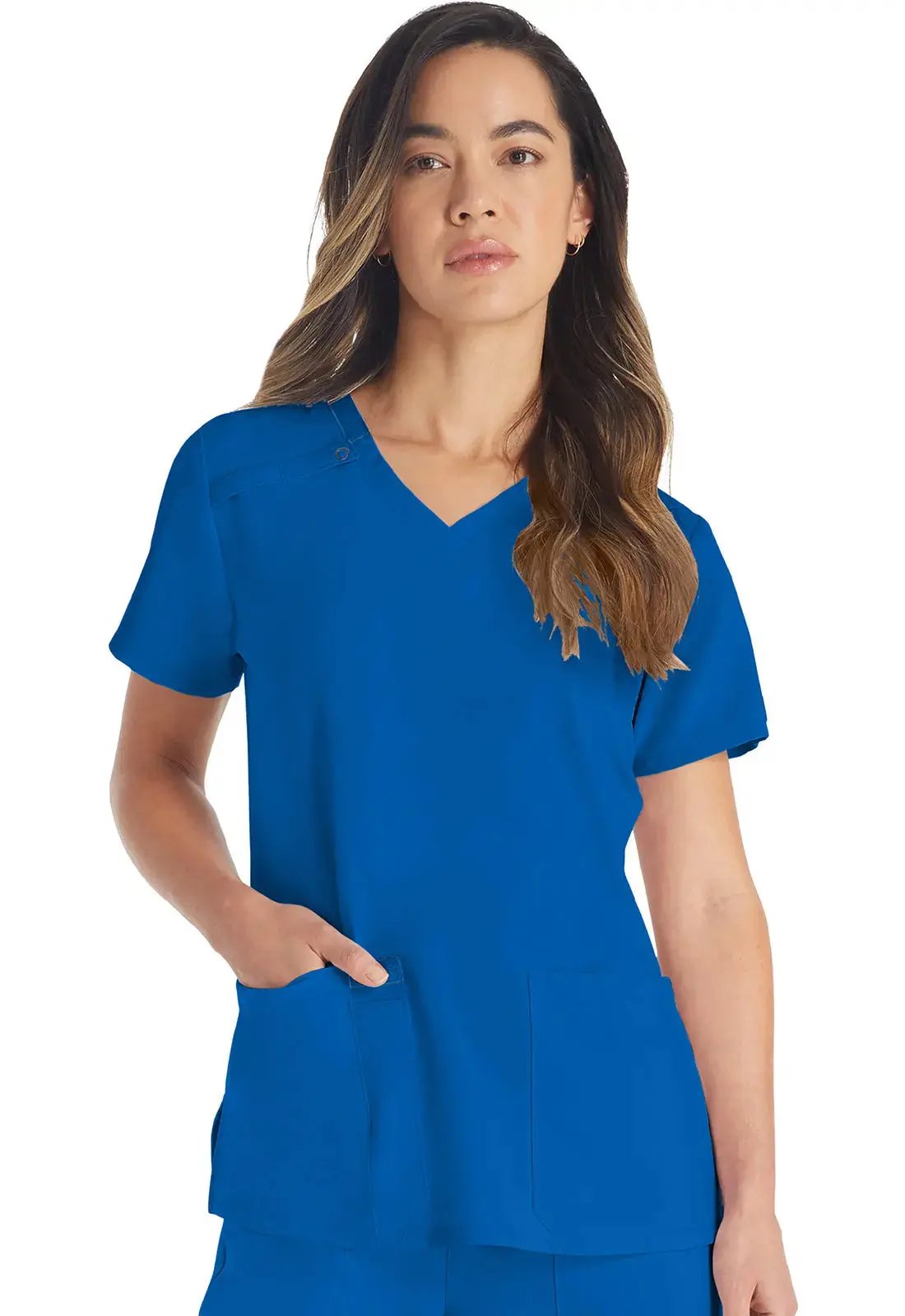 Dickies EDS Essentials Women's V-Neck Scrub Top DK615  Simply Scrubs Australia