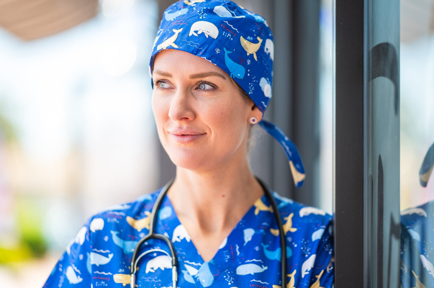 Printed Surgical Scrubs Cap/Hat SC0705 - Simply Scrubs Australia