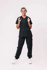 Softies Oxford Unisex Premium Cargo Jogger Scrub Pants OP01 - Simply Scrubs Australia