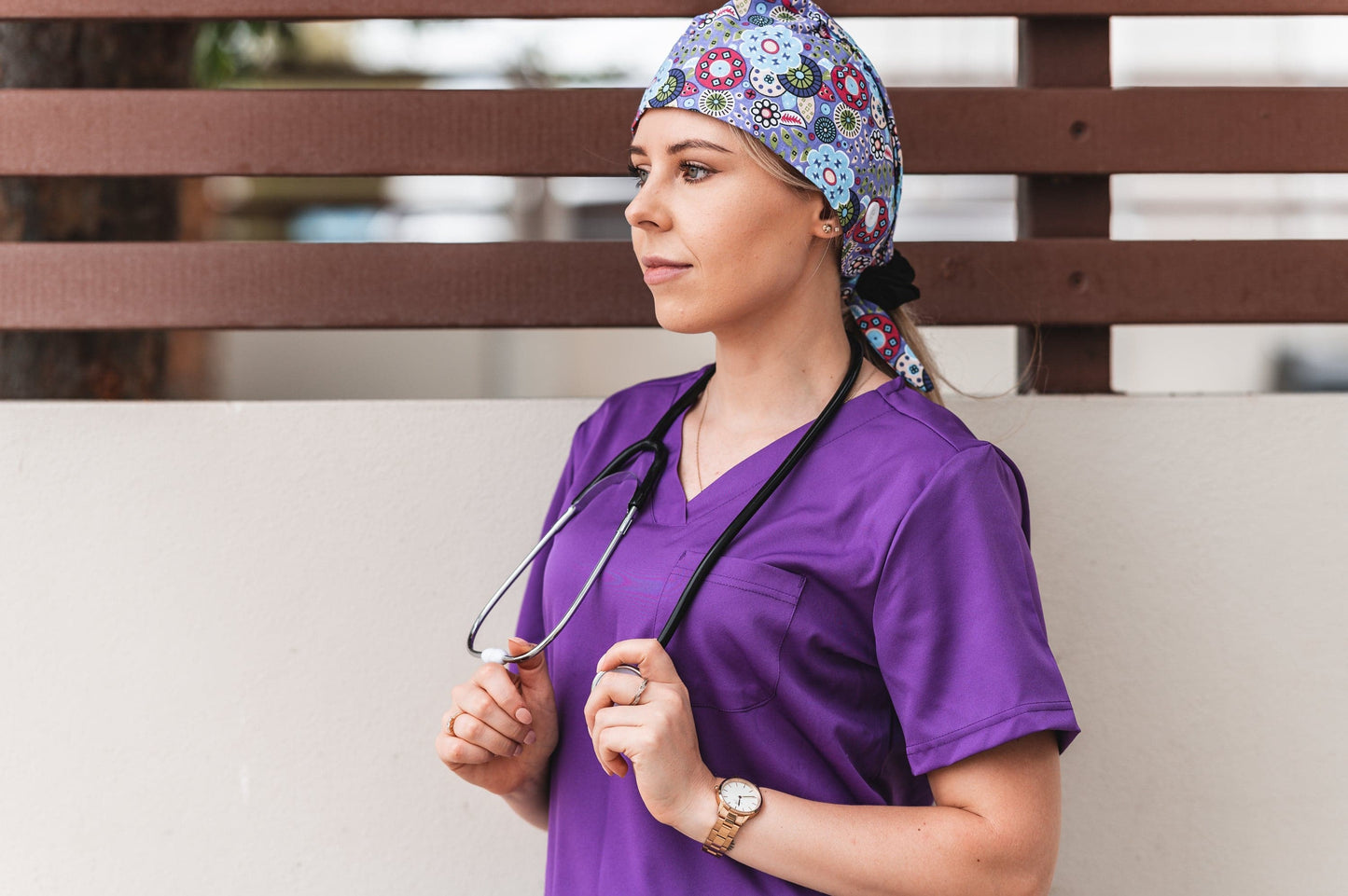 Printed Surgical Scrubs Cap/Hat SC0705 - Simply Scrubs Australia