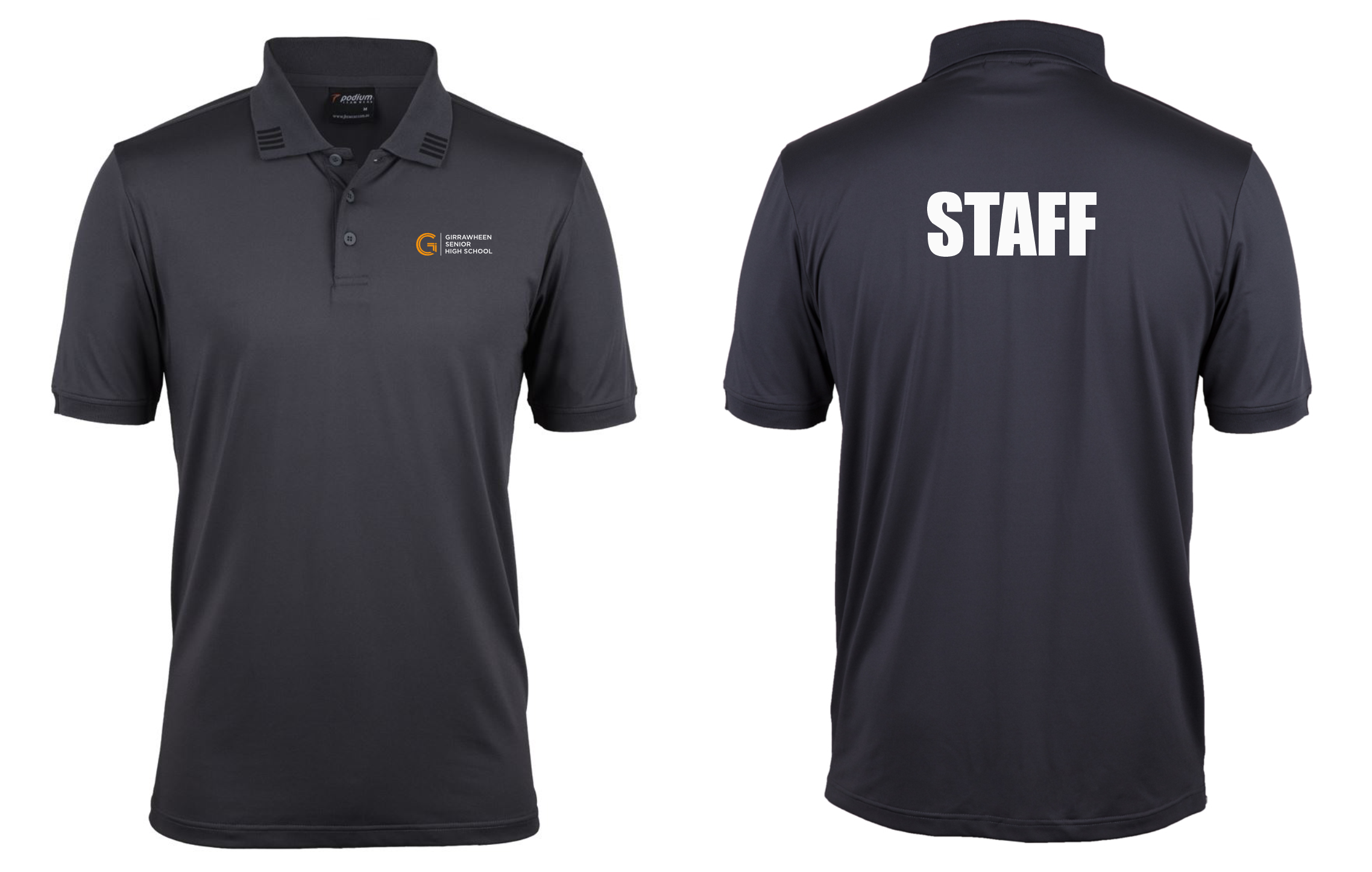 Girrawheen Senior High School Staff Short Sleeve Stretch Polo 7S4P