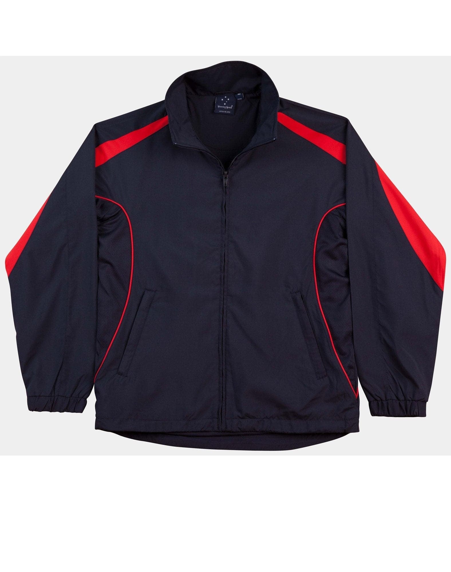 Legend Kids Warm Up Jacket JK53K Casual Wear Winning Spirit 6K Navy/Red 