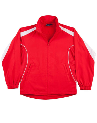 Legend Kids Warm Up Jacket JK53K Casual Wear Winning Spirit 6K Red/White 