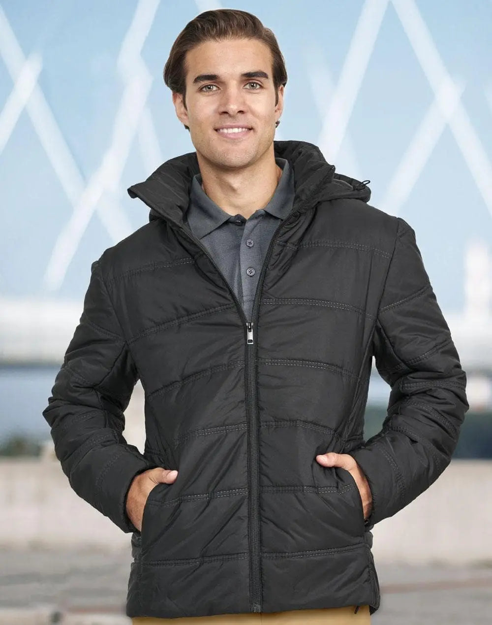 Winning Spirit Unisex Sustainable Seamless Parka Jacket JK58 Metro Workwear.