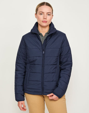 Winning Spirit Ladie's Sustainable Insulated Puffer Jacke JK60 Casual Wear Winning Spirit 6 Navy 