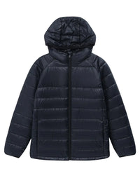 Winning Spirit Kids Sustainable Lightweight Hooded Puffer Jacket JK67K 