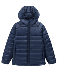 Winning Spirit Kids Sustainable Lightweight Hooded Puffer Jacket JK67K 