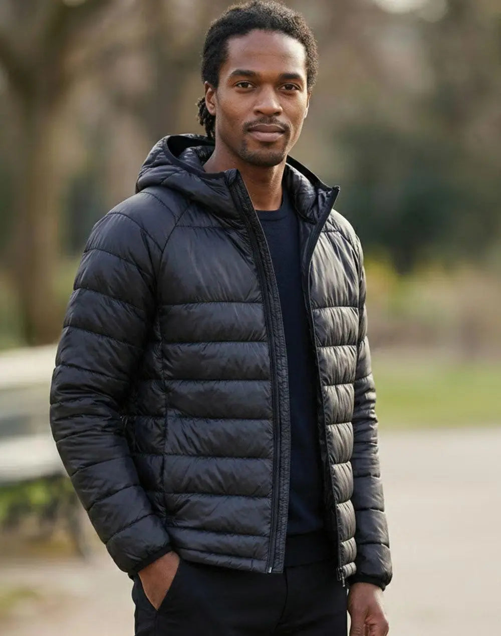 Winning Spirit Sustainable Lightweight Hooded Puffer Jacket JK67 