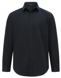 Benchmark Men's Smart Casual Cotton Blend Long Sleeve Shirt M7009L 