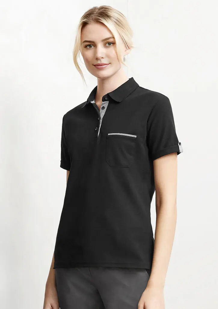 Biz Collection Women’s Edge Polo P305LS Biz Collection