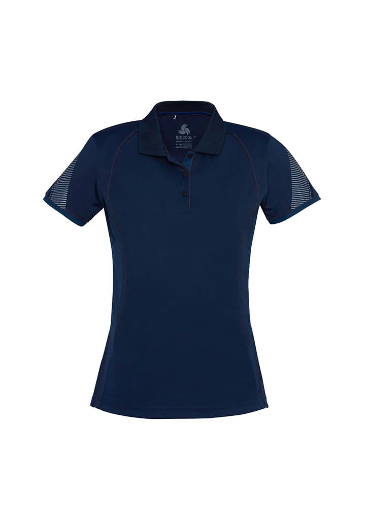 Biz Collection Women's Razor Polo Shirt P405LS