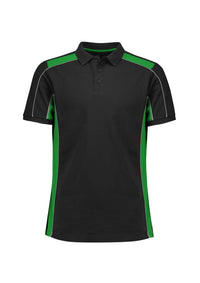 Biz Collection Unisex Grid Moto Polo Shirt P413US