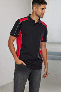 Biz Collection Unisex Grid Moto Polo Shirt P413US