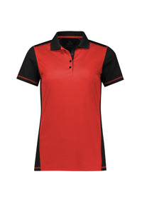 Biz Collection Womens Dart Contrast Polo Shirt P419LS