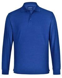 Winning Spirit Traditional Poly/Cotton Unisex Long Sleeve Polo Shirt PS12