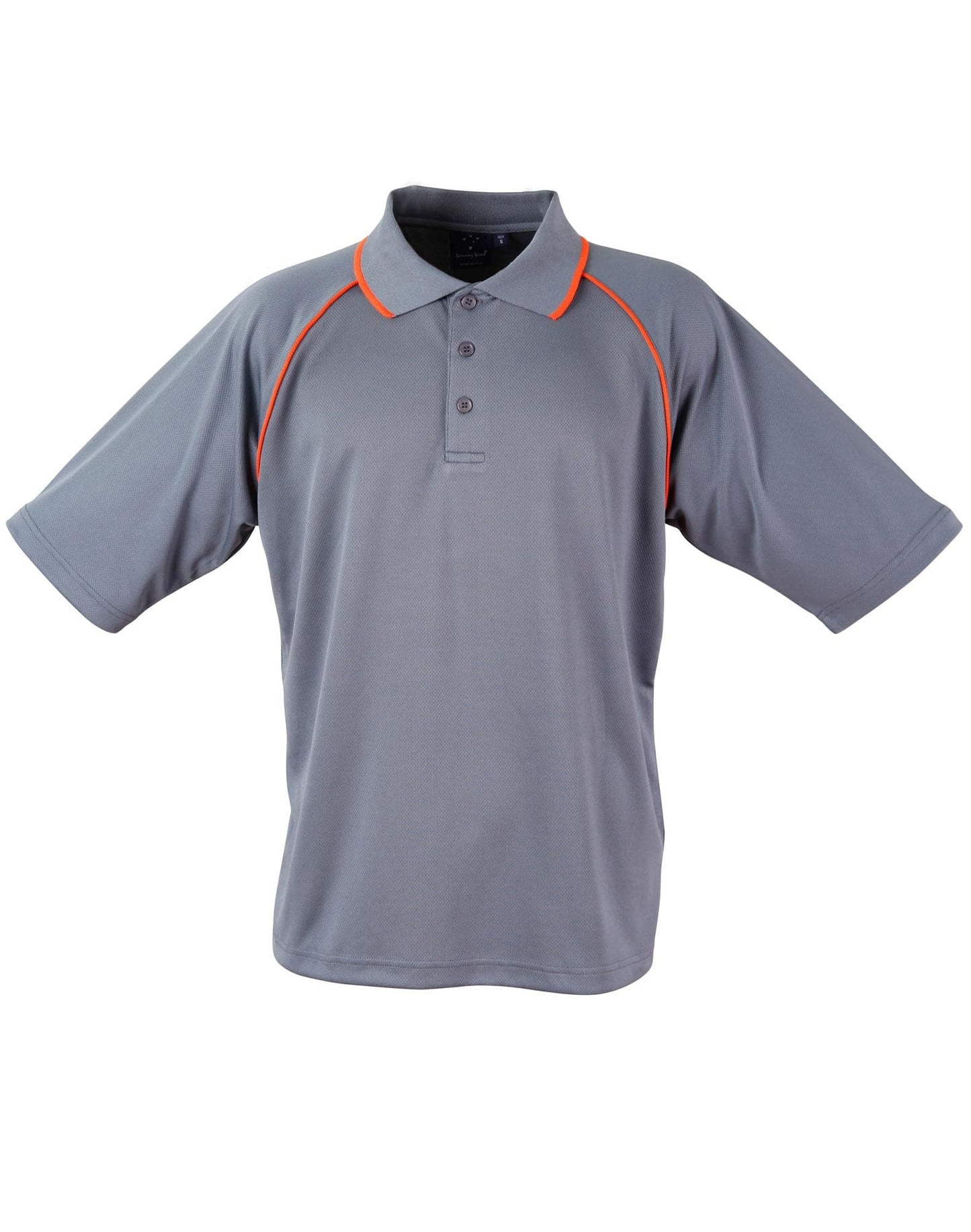 Champion Polo Men's PS20  Winning Spirit Charcoal Orange S 