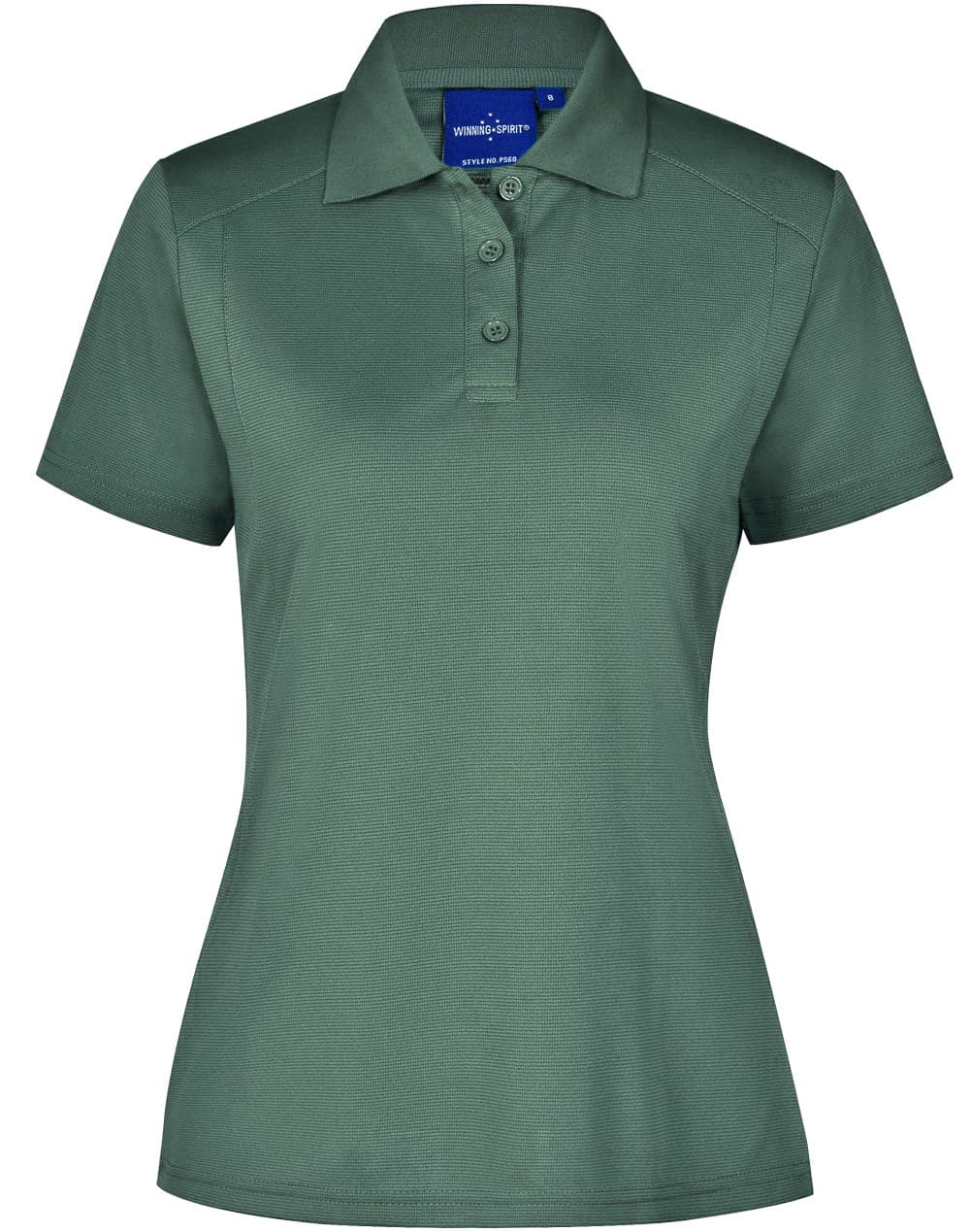 Winning Spirit Lucky Bamboo Polo Ladies Ps60 Casual Wear Winning Spirit Mineral Green 8 