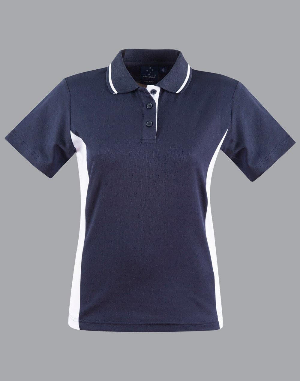 Teammate Polo Shirt Ladies  PS74 Casual Wear Winning Spirit 8 Navy/White 