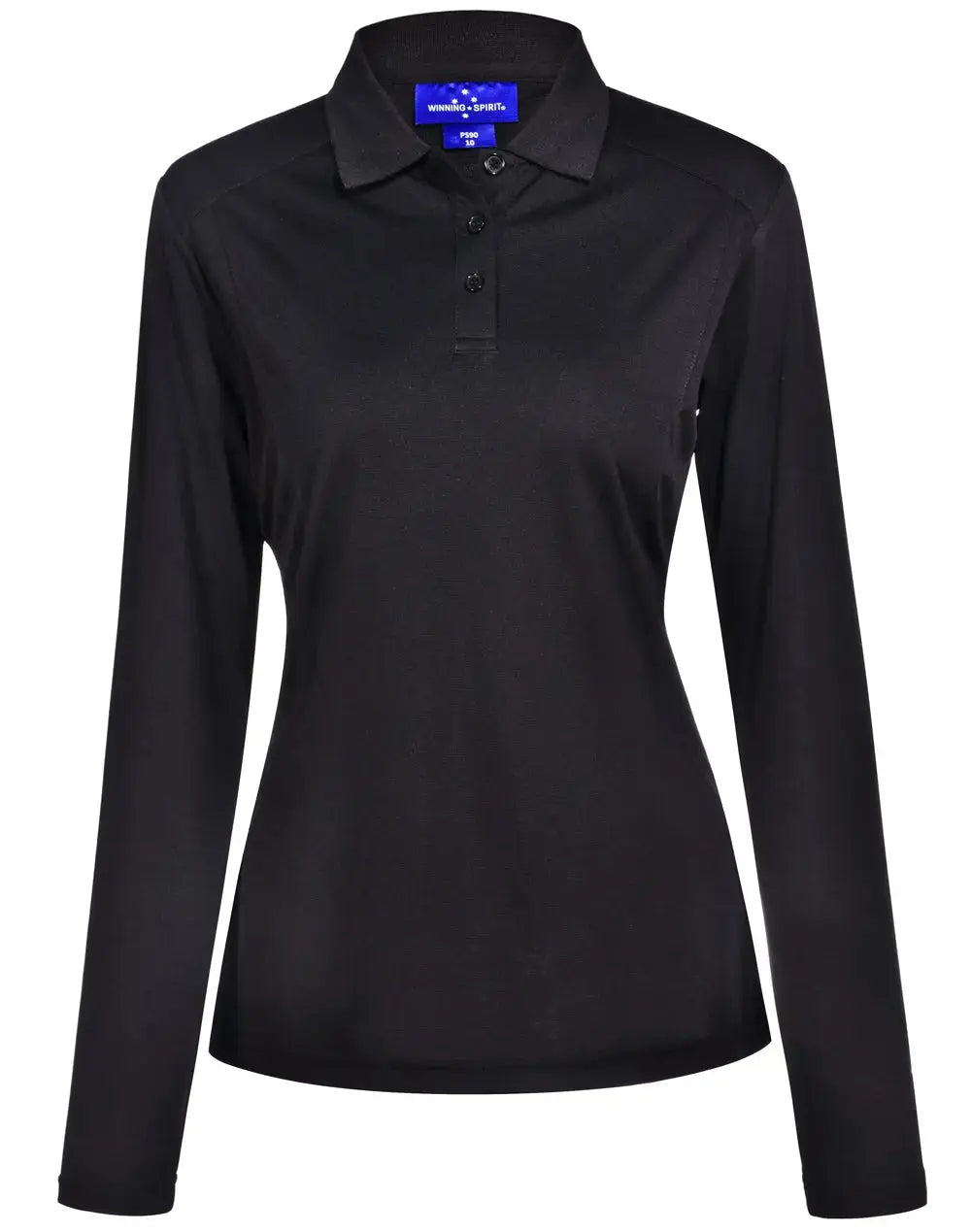 Ladies Bamboo Charcoal  Eco Fabric Long Sleeve Polo PS90 - City Workwear
