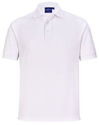 Winning Spirit Men's Sustainable Poly/Cotton Corporate Polo Shirt PS91 Casual Wear Winning Spirit White XS 