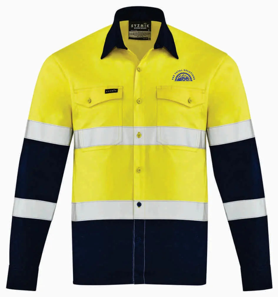 Men's P&E Lightweight OPEN FRONT Bio Motion Shirt PETZW520 Syzmik