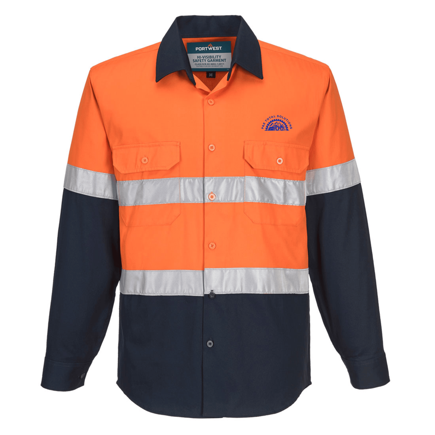 MEN'S Up To 11XL Sizes P&E Total Solutions Uniforms Hi Vis Shirt PETMA101