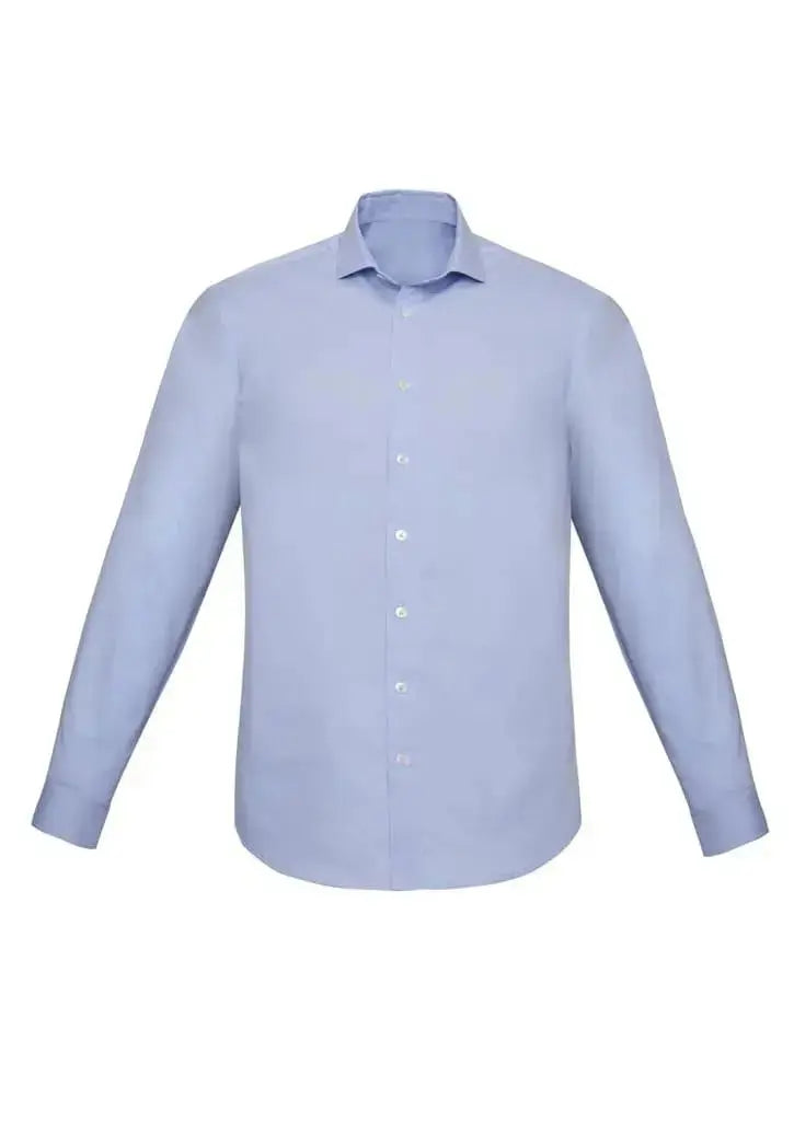 Biz Corporates Charlie Mens Slim Fit L/S Shirt RS969ML - Flash Uniforms 
