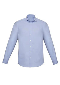 Biz Corporates Charlie Mens Slim Fit L/S Shirt RS969ML - Flash Uniforms 